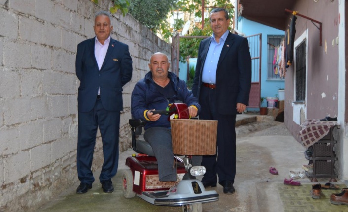 Türkiye Harp Malulü Gaziler Şehit Dul ve Yetimleri İslahiye Derneği'nden akülü araç desteği