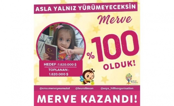 SMA hastası Merve bebek için mucize gerçekleşti